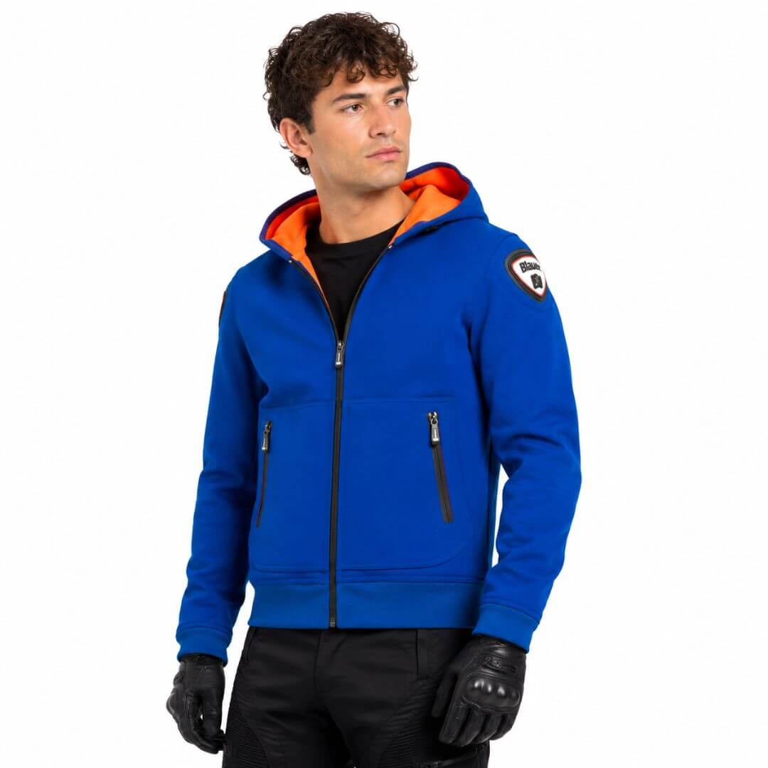Chaqueta Blauer Easy Man1.0 Blu Limoges Con Gorro