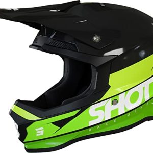 Casco shot Furios Story Verde Glossy