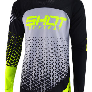JERSEY DELTA GRIS NEON YELLOW MD SHOT RACE