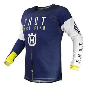 Jersey Shot Race Husqvarna Blue Yellow