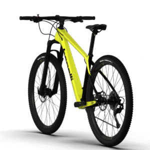 BICICLETA BENELLI MTB DE CARBON AMARILLO CON NEGRO L