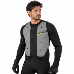 Chaleco Refrigerante Negro-Gris Dry Cooling Evo Macna