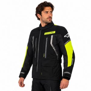 Chaqueta  Epitude Macna Negro Grafito-Amarillo Neon