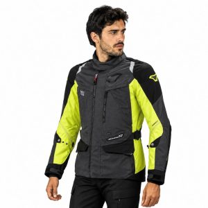 Chaqueta Negro Amarillo Neon Equator Macna