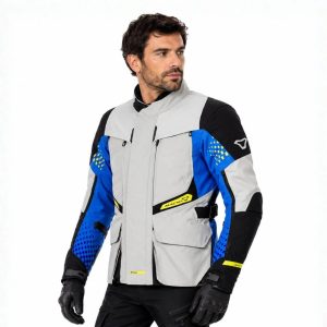 Chaqueta Negro-Azul-Gris Fusor Macna