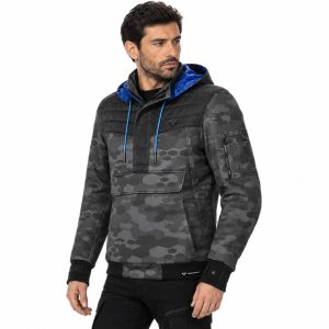 CHAQUETA CAMUFLAJE NEGRO ARON MACNA L