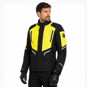 Chaqueta Ragnar Dane Negro/Gris Oscuro/Amarillo