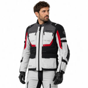 CHAQUETA NEGRA-ROJO-GRIS REYKHOLT DANE TALLA 50