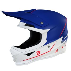 Casco Furious Raw 3.0 Navy Red Matt