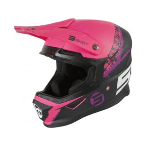 CASCO FURIOUS STORM BLACK FUSHIA MATT MD SHOT