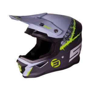 Casco Furious Storm Dark Grey Neon Yellow Matt