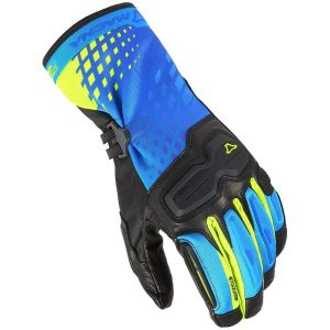 Guante Terra Rtx Negro-Azul-Amarillo Neon