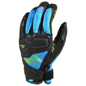Guantes Haros Macna Negro-Azul-Amarillo