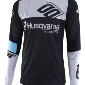 JERSEY HUSQVARNA BLUE GREY MD SHOT RACE