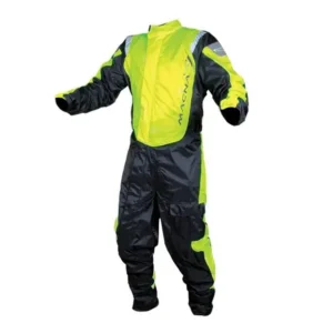 TRAJE DE LLUVIA NEGRO-AMARILLO NEON MACNA 2.0 XXL