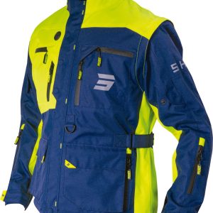 Chaqueta Racetech Navy Neon Yellow