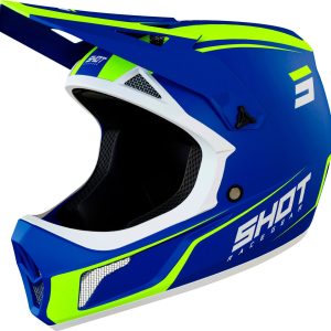 Casco Rogue United Blue Neon Yellow Matt