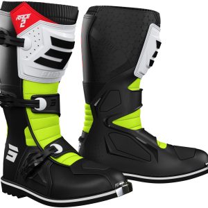Botas 2 Black Red White Neon Yellow