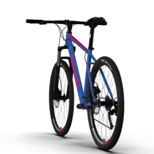 BICICLETA BENELLI MTB DE ALEACION AZUL CON ROSADO M
