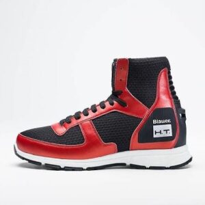 Zapatilla Blauer Ht 01 Black/Red White Sole