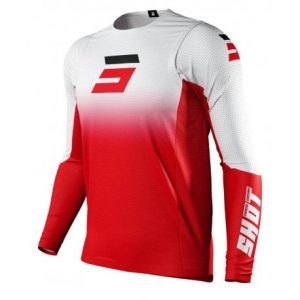 Jersey Shot Race Gradient Red