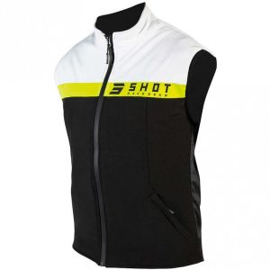 Bodywarmer Team Black Neon Yellow