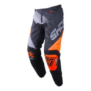 PANTALON SHOT RACE KID ULTIMATE BLACK NEON ORANGE Talla 4/5