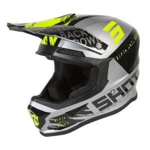 Casco Shot Race Furious Draw Grey Neon Yellow Glossy