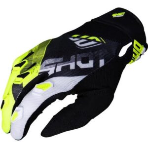 GUANTES SHOT RACE KID ULTIMATE BLACK NEON YELLOW Talla 4/5
