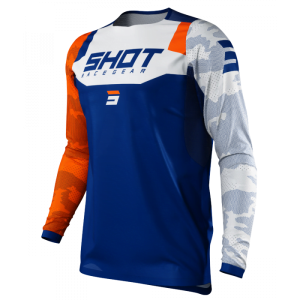 Jersey Shot Race Camo Orange