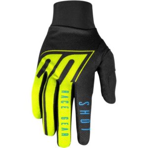 GUANTES SHOT RACE ALPHA BLUE NEON YELLOW Talla 12/XXL