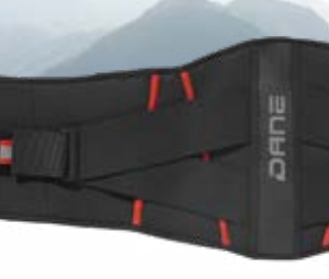 Cinturon Faja Negro-Rojo Brende Gore-Tex Dane