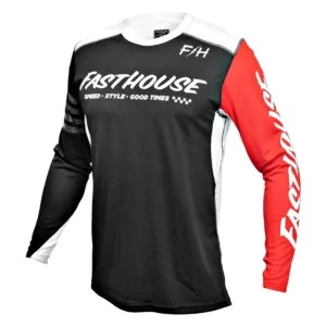 JERSEY FASTHOUSE RAVEN MOTO 2 BK/R Talla S