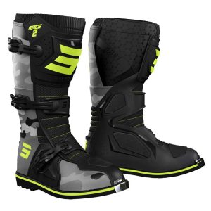 Botas 2 Kid Camo Neon Yellow