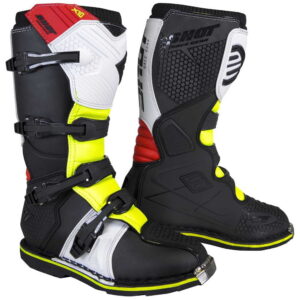 Botas X10 2.0 Black Red White Neon Yellow