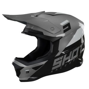Casco Furious Chase Black Grey Glossy