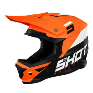 Casco Furious Chase Black Neon Orange Matt