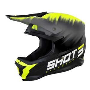 Casco Furious Versus Neon Yellow Matt