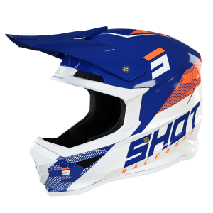 Casco Furious Camo Navy Orange Glossy